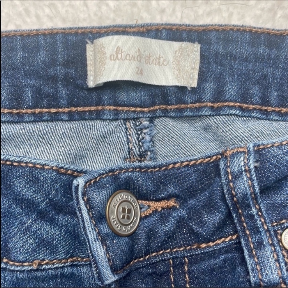 Altar’d State Jeans Distressed Ripped In Style Size 24 In style - Picture 7 of 14